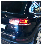 VW Touareg 3.0 TDI 2012 г.в. Stage 2 - перепрограммирование ЭБУ ДВС, изготовление и установка Downpipe, изготовление и установка выхлопной системы