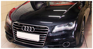 Audi A7 2011 г.в. Stage2 - перепрограммирование ЭБУ ДВС с целью увеличения мощностных характеристик, со снятием блока